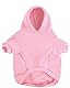 Izefia Kapuzenpullis für Hunde Hund Kapuzenpullis für Kleine Hunde Kleidung Ich Liebe Meine Mutter Fleece Pullover Winter Sweatshirt Warme Baumwolle Hund Kapuzenpullis für Kleine Hund Katze