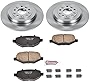 Power Stop Rear KOE4744 Stock Replacement Brake Pad and Rotor Kit Autospecialty