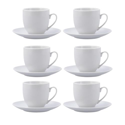 Quid New Renova Set 6 Tazas Con Plato Porcelana 20cl Porcelana Apto Microondas Reciclable Quid New Renova Set 6 Tazas Con Plato Porcelana 20cl Porcelana Apto Microondas Reciclable