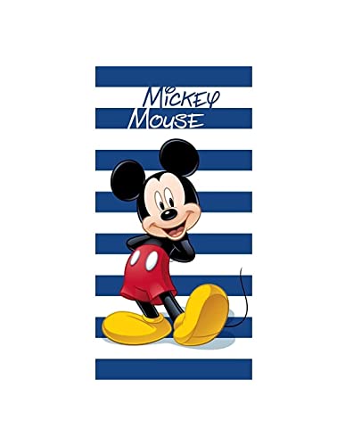 kidparadise Drap de Plage Mickey - Serviette de Plage Mickey 70 x 140