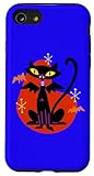 Atomic Age Mid Century Vampire Black Cat