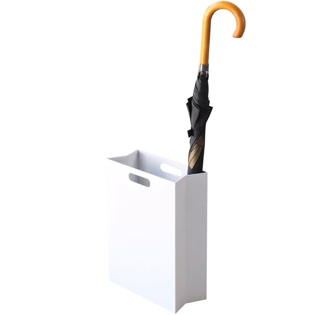 Flyiodfcxv White Umbrella Stand, Simple Handbag Shape Holder(White)