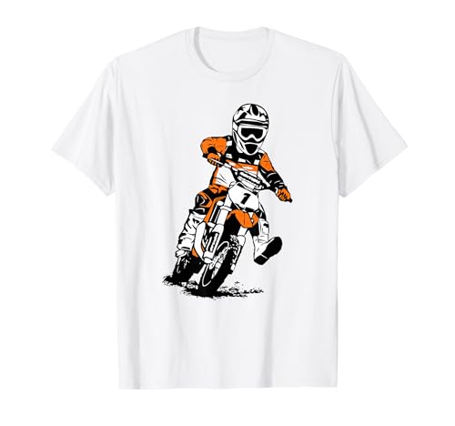 Moto Cross para niños Motocicleta de cross para niños Camiseta