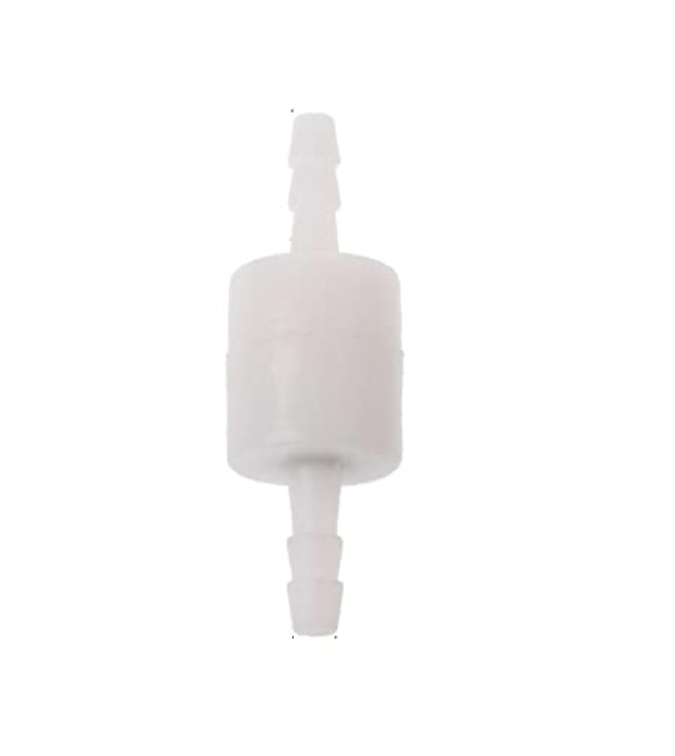 CentIoT - One-Way Non-Return inline check valve - white Plastic - for Water liquid gas (POM 4MM)