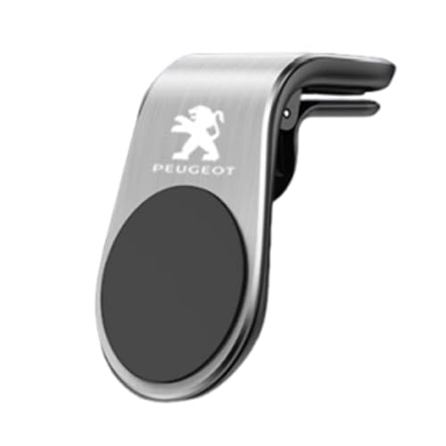 YPSWYYXC Soporte para teléfono para Coche para Peugeot RCZ 2011-2025, Soporte de navegación para Salida de Aire Accesorios de Coche,A-Silver