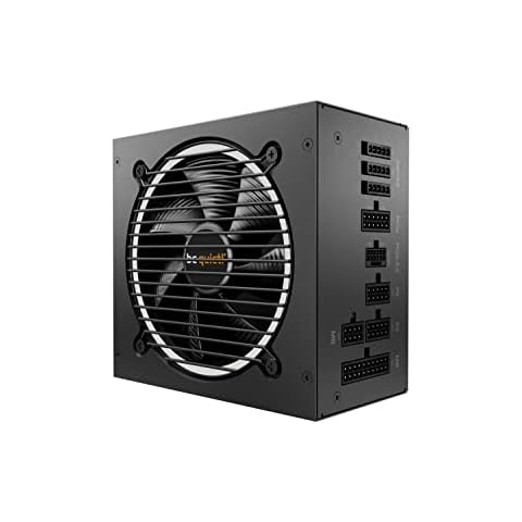 be quiet! Pure Power 12 M 750W ATX 3.1 80 Plus® Gold | Modular Power Supply | for PCIe 5.0 GPUs and GPUs with 6+2 pin connectors | 12VHPWR Cable Included | Silent 120mm be quiet! Fan | BN504 Cover