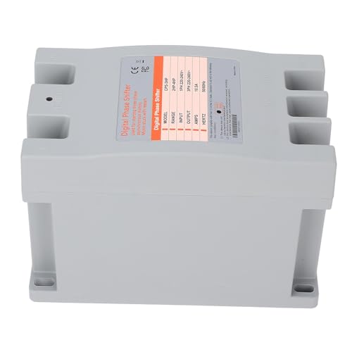 Convertidor monofásico a trifásico de 185x103x134mm con salida de 10.5A 5