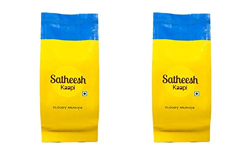 Satheesh Kaapi Cloudy Aranya Authentic Blended Filter Coffee Powder- 70% Coffee 30% Chicory - Pack of 2 (250g + 250 g)