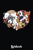 pitbulls heart shape i love my pitbull pittie valentines day: cute valentine's day notebook, great gift for boyfriend, girlfriend, best friend, wife, husband, men, women