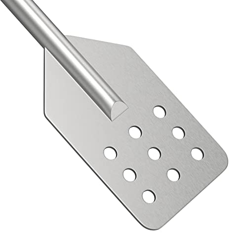 42" Stainless Steel Stiring Paddle With Comfortable Rounded Handle Great For Stiring, Home Brewing, Turkey Fryer Stiring -No Sharp Edges #TOP2
