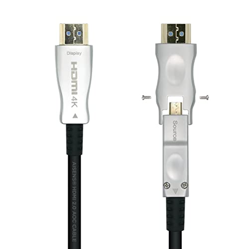 Cable HDMI v2.0 AOC desmontable AISENS 15m con ancho de banda de 18Gbps 3