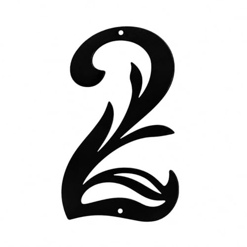 Tulip Floral House Numbers