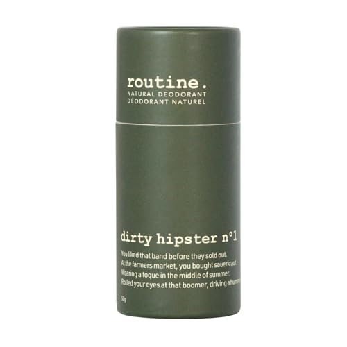 Routine. Natural Deodorant Dirty Hipster No. 1 Deo Stick | 1.7 Fluid Oz. Natural Deodorant Aluminum Free Natural Deodorant For Women & Men | (Stick Formula) image 4