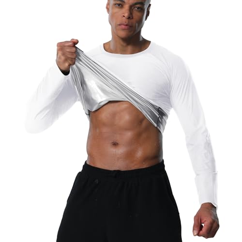 Chemise de sauna pour homme de compression pour le sport et l'entraînement