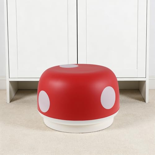 Tabouret en PP sécurisé pour tout-petits à structure stable rouge - 8