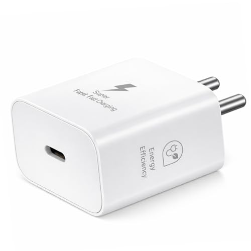 Image of 25W PD 3.0 Type C Superfast Charger Adapter for Samsung Galaxy M17|M07|M36|M06|A55|A35|F06|S25 fe|S22|S24|F36|F16|M35|S23|A06|iPhone|Tab S11| 25W by HESPA (SVXQ 1)