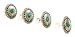 in Gate Impressions Saddle Blanket Link Number Holders (Sunflower Turquoise)
