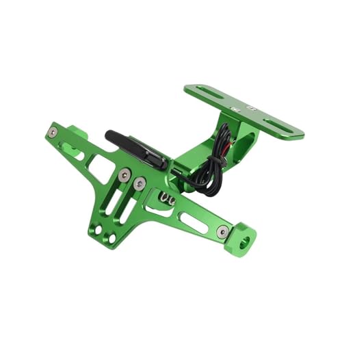 �o�C�N�̃i���o�[�v���[�g�z���_�[ �ɓK�� F900XR F900R F 900XR 900R F900 F 900 XR R �ɂ��� �I�[�g�o�C�������e�[���G���~�l�[�^�[ �i���o�[�v���[�g�u���P�b�g(Green 01)
