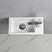 Small Bathroom Sink Wall Mounted Bathroom Sink Rectangle Ceramic Wash Basin Right Hand (Right Hand)