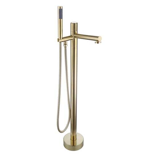Robinet baignoire ilot sans fuite mitigeur sur pied durable - 2