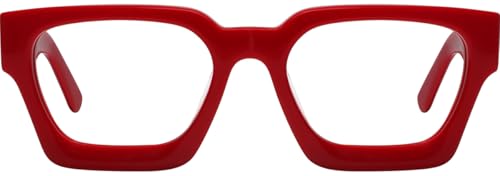 Image of Blue Light Blocking Glasses - Anti Glare & Eyestrain, 99% Filter, Lightweight Acetate Frame for Gaming /Office /Reading