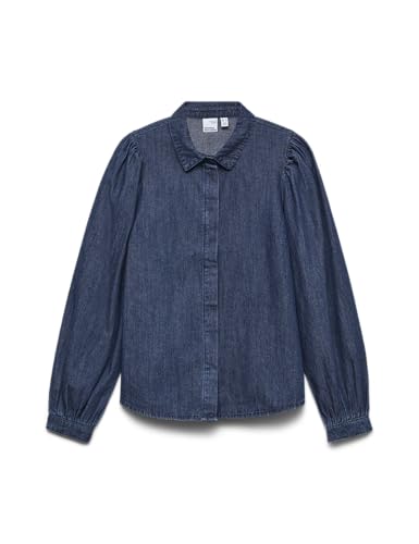 VERO MODA Vmnily Ls DNM T-shirt confortable pour vos sorties décontractées