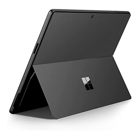 DolDer Skin Sticker Aufkleber Designfolie kompatibel mit Microsoft Surface Pro 9 (black) Cover
