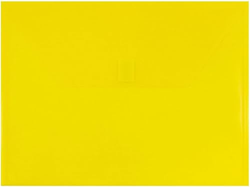 Vista 39 de JAM Paper sobres de plástico con cierre de velcro, para indexar, tamaño (5 1/2" x 7 1/2").