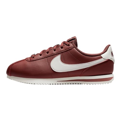 Nike Cortez Big Kids' Shoes (DM0950-200, Red Sepia/Black/Sail)