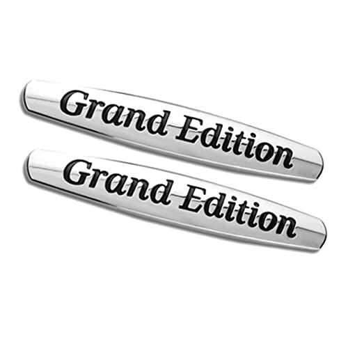 QAZWSXD swaiwai 2pcs Grans Edition Avantgarde Elegance Autocollant Autocollant Ajustement for Mercedes Benz W221 W220 W222 S600 S500 S500 W212 W213 W205 W177 W246 GLS ML (Color Name : Grand Edition) Cover