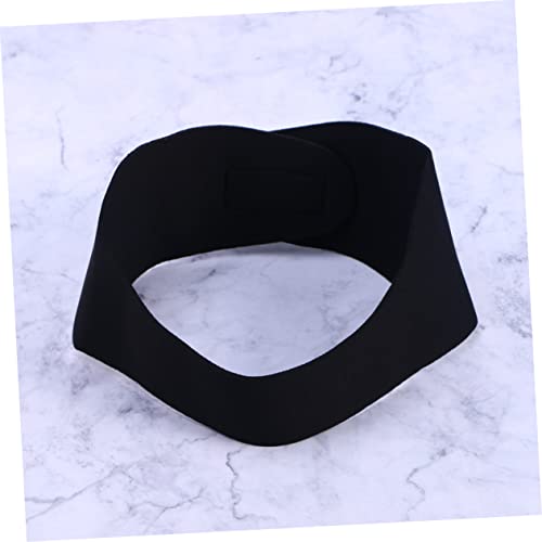 Waterproof Swimming Ear Band Adjustable Headband for Kids and Adults Soft Silicone Hair Protection for Bathing and Diving Black4