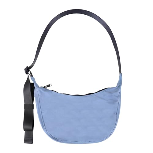 Image of Medium Nylon Crossbody Crescent Bag: Slouchy Style Shoulder Casual with Adjustable Strap