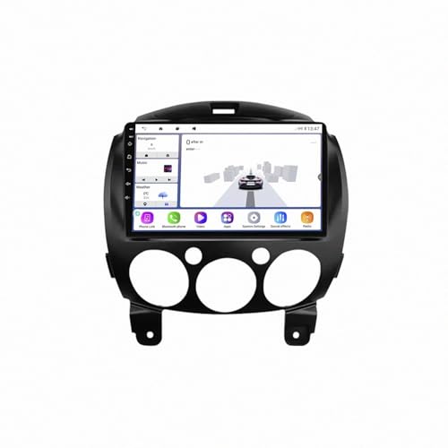 Carplay y Android Auto para Mazda2 2007-2014 con navegador GPS y WiFi 32G