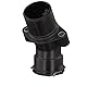 febi bilstein 44986 Kühlwasserflansch , 1 Stück, Schwarz