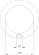 Design61 4er Set Stahlring O-Ring Rundringe 7 mm x 35 mm Metallring Runde Ringe Stahl-Rundringe Verzinkt Robust Korrosionsgeschützt