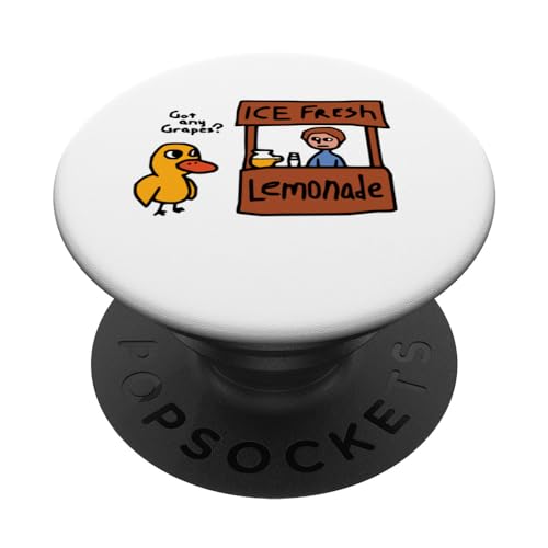 The Duck Song Got Any Grapes Funny Meme PopSockets Adhesive PopGrip
