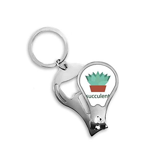 Coupe-ongles cactus idéal en voyage pour trousse de toilette verte