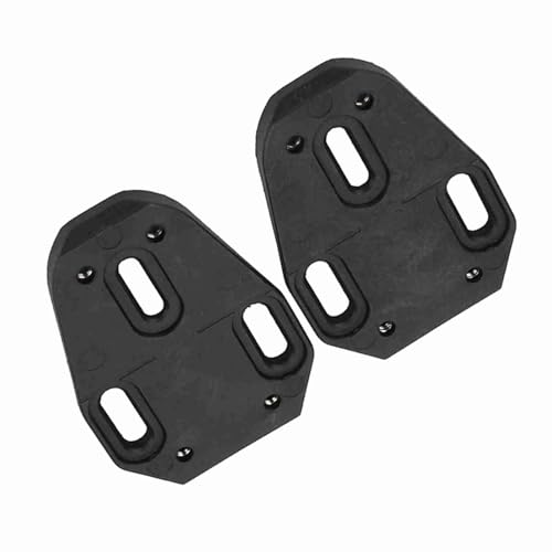 Cubierta adaptadora para placa de zapatillas de ciclismo Zero Nylon Negro, 1 par, protege calas y prolonga vida útil miniatura 1