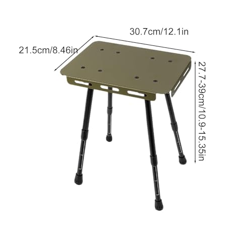 Table de pique nique pliante réglable en hauteur avec chaise intégrée - 6