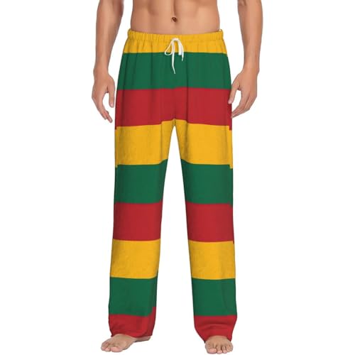 Pantalon pyjama flanelle homme Lituanie anti-froid avec poches