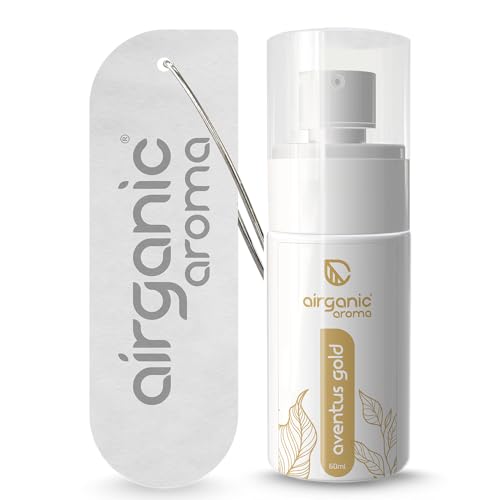 Image of Airganic aroma Aventus Gold Premium Spray Car Perfume (60 Ml) |Fine Fragrance Car Air Freshener | Car Accessory Interior| 400+ Long Lasting Car Fresheners Scent Spray | Car Accessories 2026