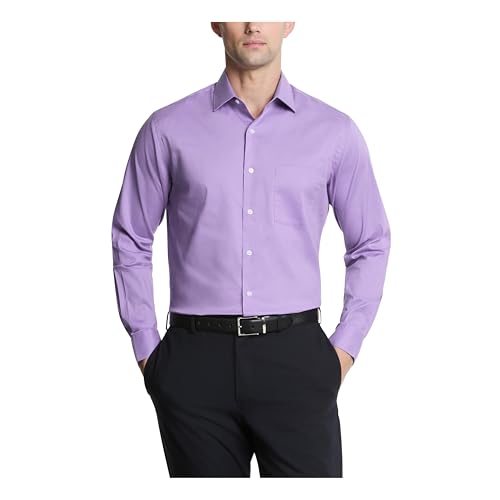 Image of Van Heusen Men's Dress Shirt Fitted Everyday Defense Stretch