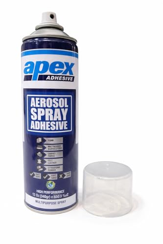 Miniatura 3 de Pegamento En Spray Para Goma Espuma De 500ml - Para Pegado De Piezas De Espuma, Materiales Ligeros Como Fibra En Rollo Para Forrado De Piezas, Tejidos, Madera, Cartón...