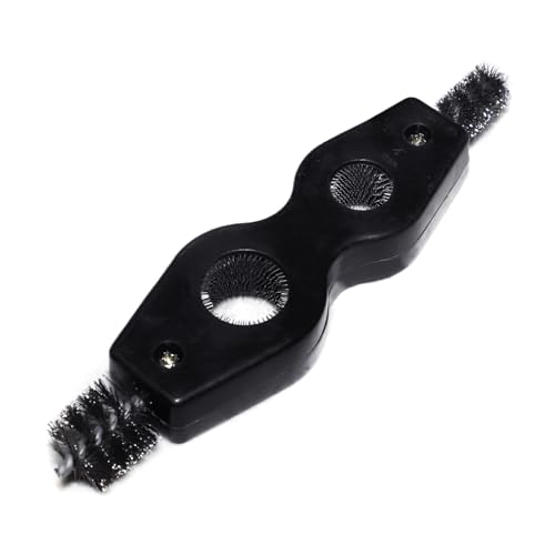 MEAKTSMI Pinzas de batería para coche, cepillo de alambre roscado externo interno, multifunción, doble cabeza, doble agujero, herramienta de limpieza de óxido