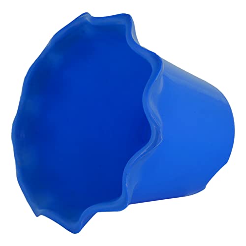 Image of Kuber Industries Flower Pot | Flower Planter Pots for Indoor & Outdoor | Pot for Garden & Balcony Flowering | Blossom Flower Pot | 8 Inch | Pack of 2 | Blue