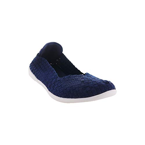 Image of Bernie Mev Catwalk Women's Stretch Woven Slip On Flat Shoes for Women