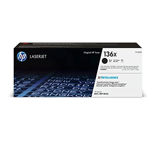 HP 136X Noir cartouche 2600 pages idéale pour le télétravail et les dossiers d'études