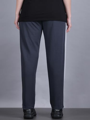 Image of Mack Jonney Colorblock| Relaxed Fit | Cotton Trackpant for Women-M53