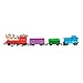 5.5 Inch Train in a Tin Locomotive Train Cars and Oval Track Toy