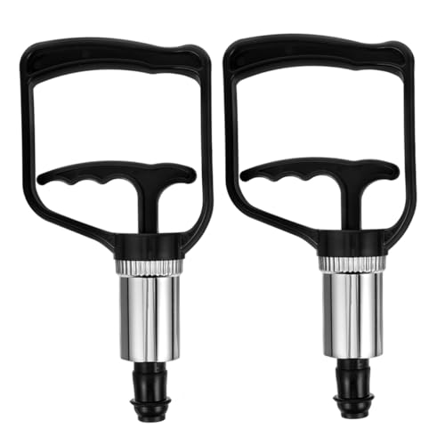 Anneome 2pcs Handheld Cupping Tools Suction Cups Therapy Massage Kit Hand Vacuum Pump for Physical Therapy
